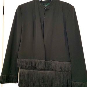 Stunning black skirt suit. Like new.